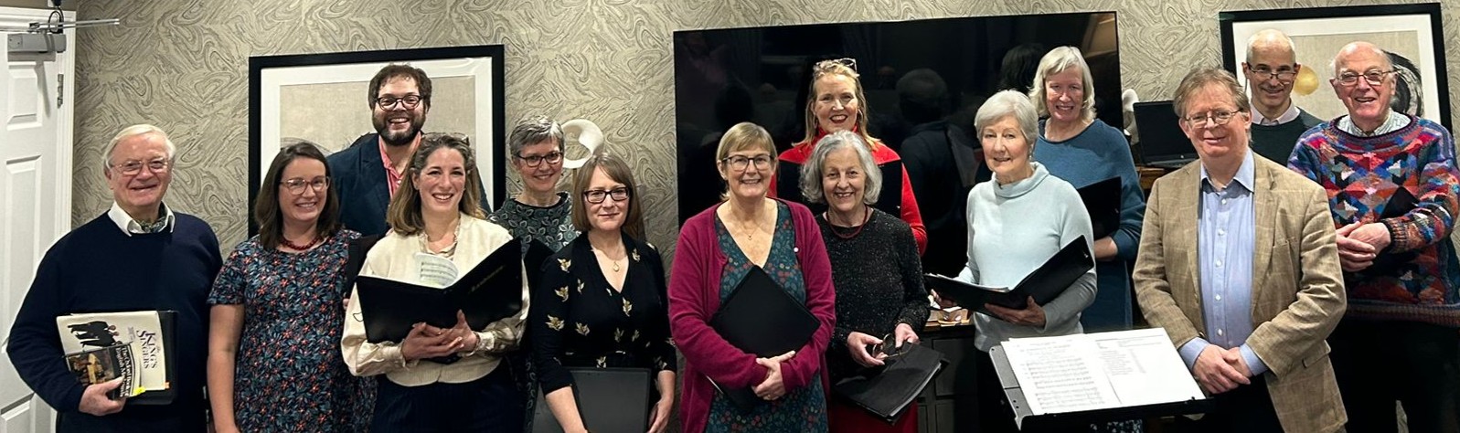 Halcon Singers after a concert at a carehome